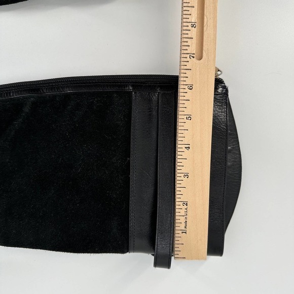 Tory Burch Womens Suede Leather Tall Riding Boot Round Toe Zipper Black Size 6 - Picture 13 of 16